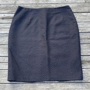 Black pencil skirt